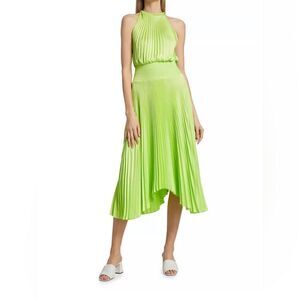 A.L.C. Asymmetric Pleated Midi-Dress size 2